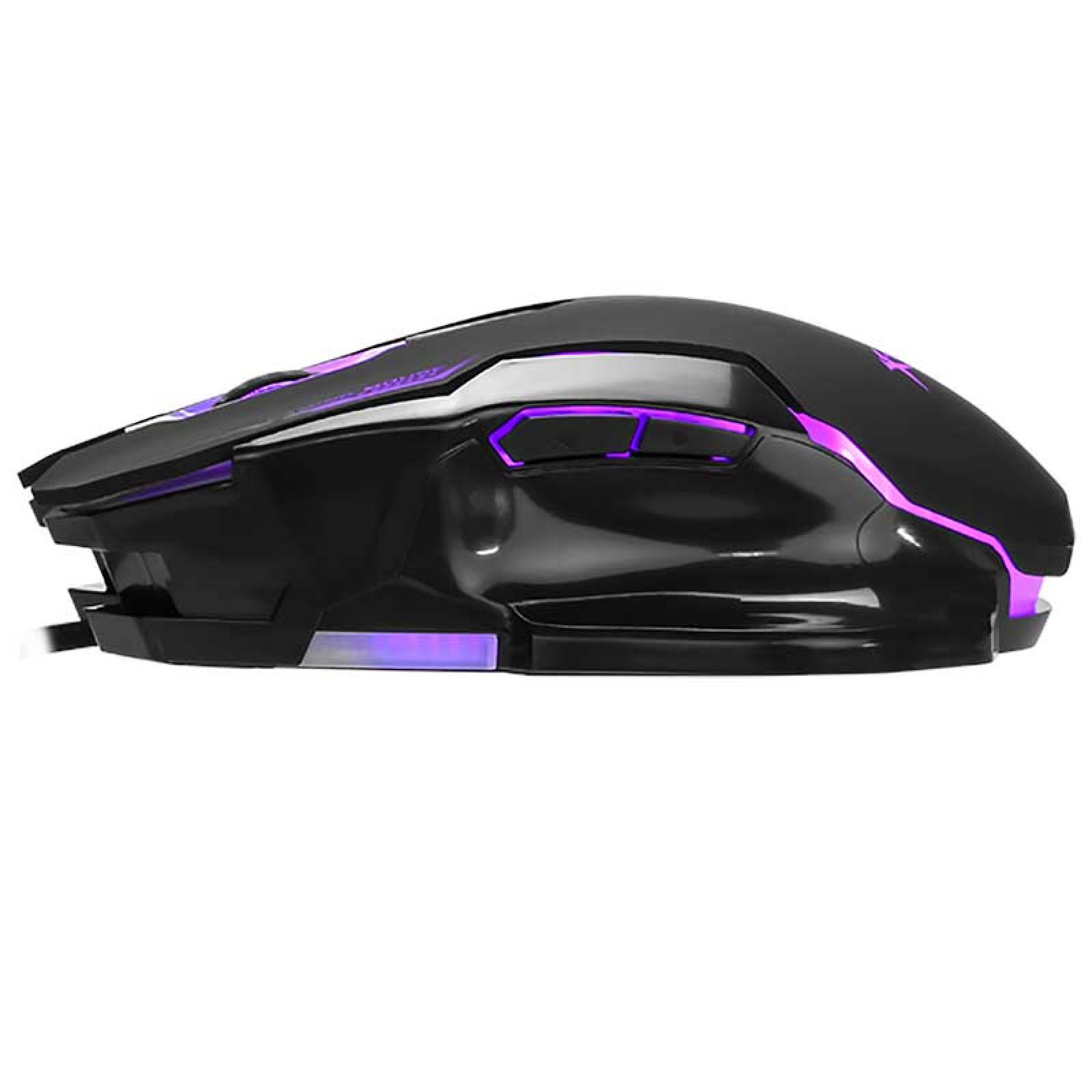 Mouse Gamer Xtrikeme Retroiluminado 2400Dpi 6 Botones Gaming Pc eSports