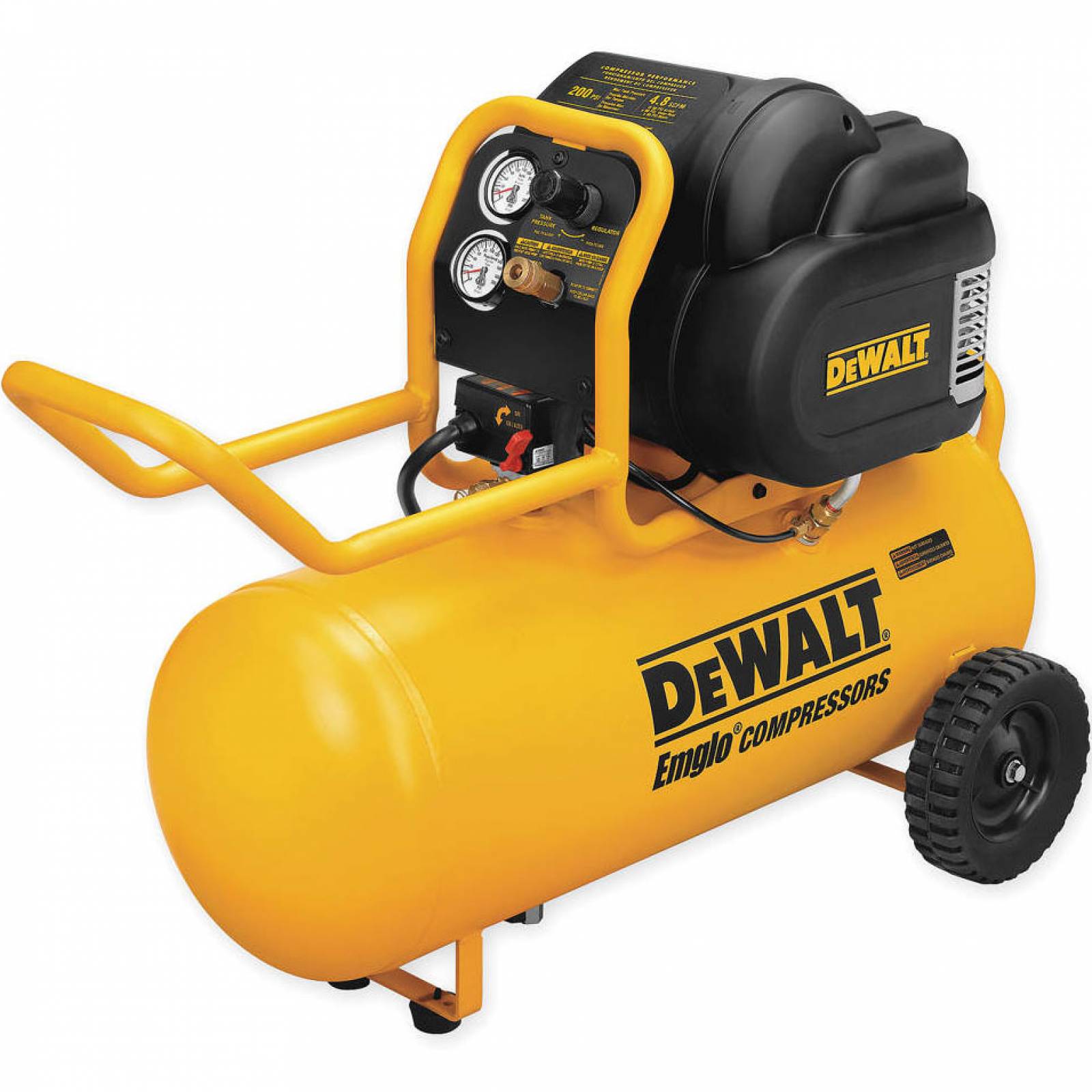 Compresor Aire 1.6 Hp 200Psi Portatil 15gal Motor UMCE 120v  Continuous Herramienta Dewalt D55167