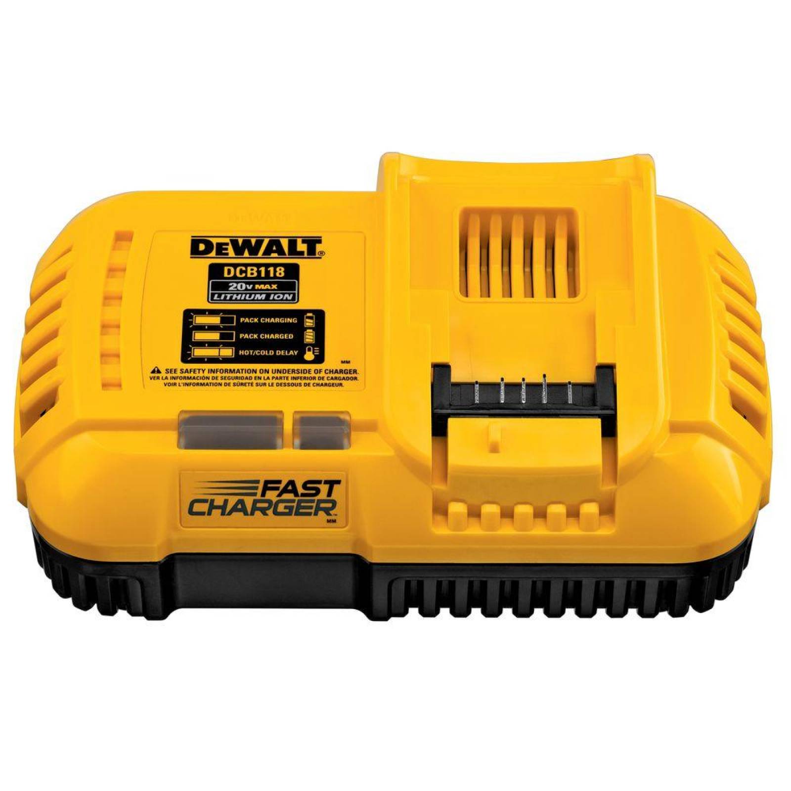 Cargador Rapido Dvd 118 20v Mam Flexvolt DeWalt  DCB118