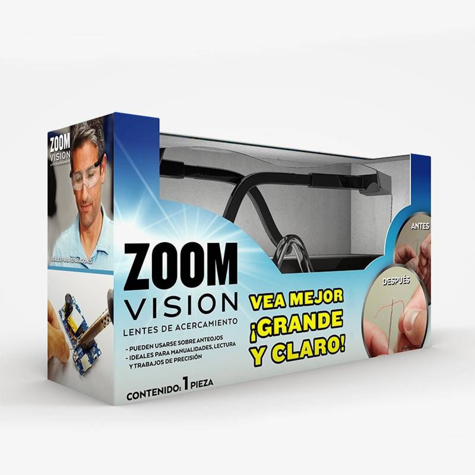 Lentes Zoom Vision Aumenta 120% Anteojos Cv Directo