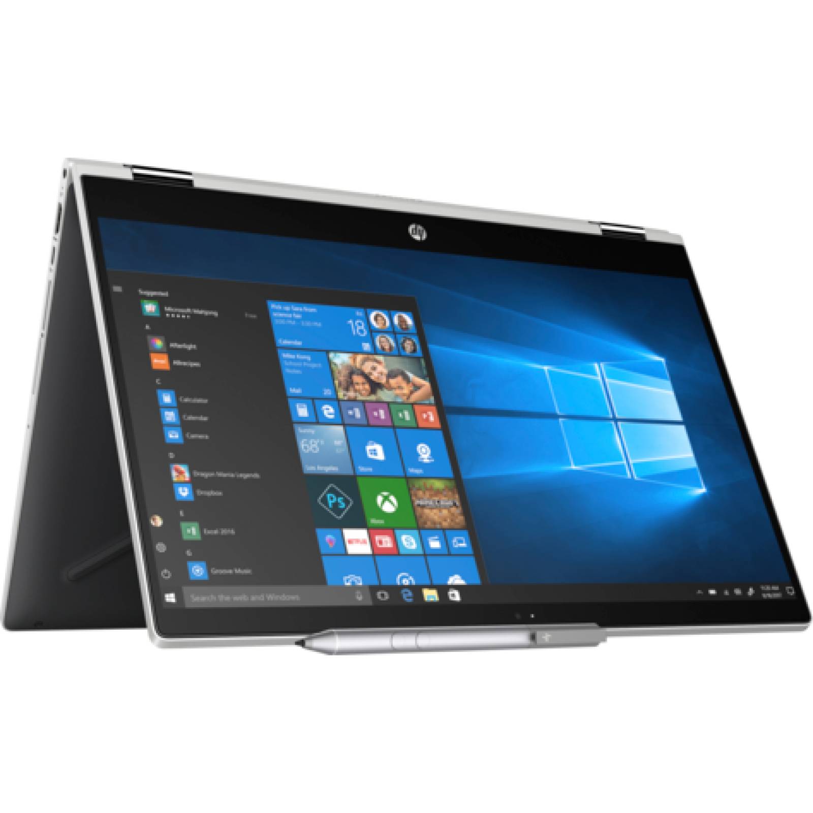 Laptop HP Pavilion x360 Convertible
15-cr0002la Intel Core i5-8250U 8 GB 1 TB 15,6 Pulgadas