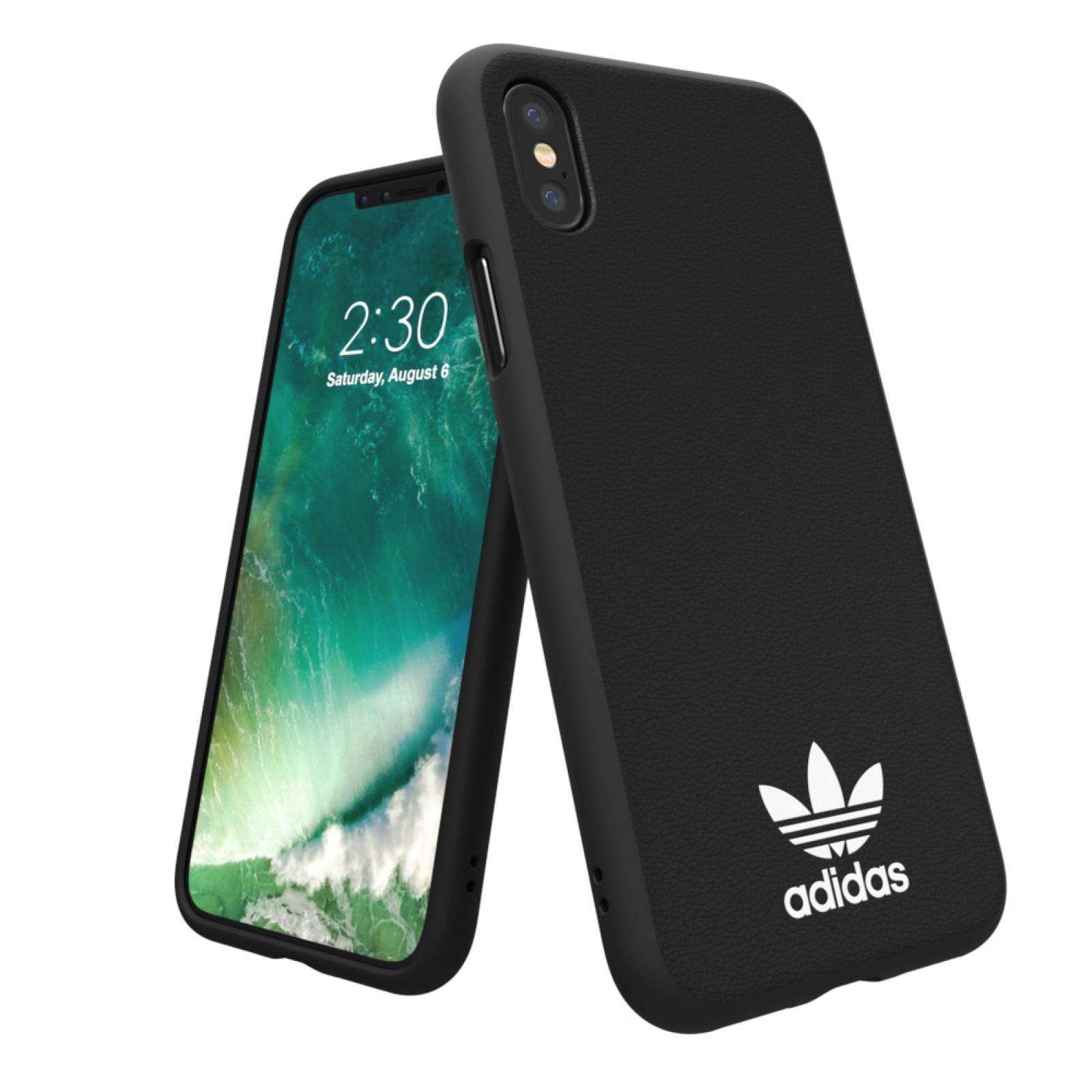 Funda Adidas Originals iPhone XS y X Moulded Negro