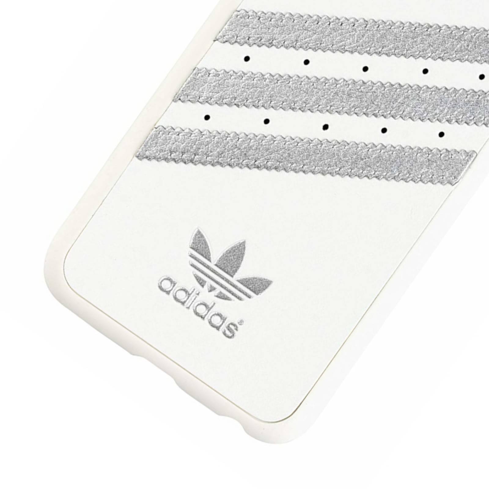 Funda Stripes Adidas Originals iPhone 6s, 6 Blanco y Plata
