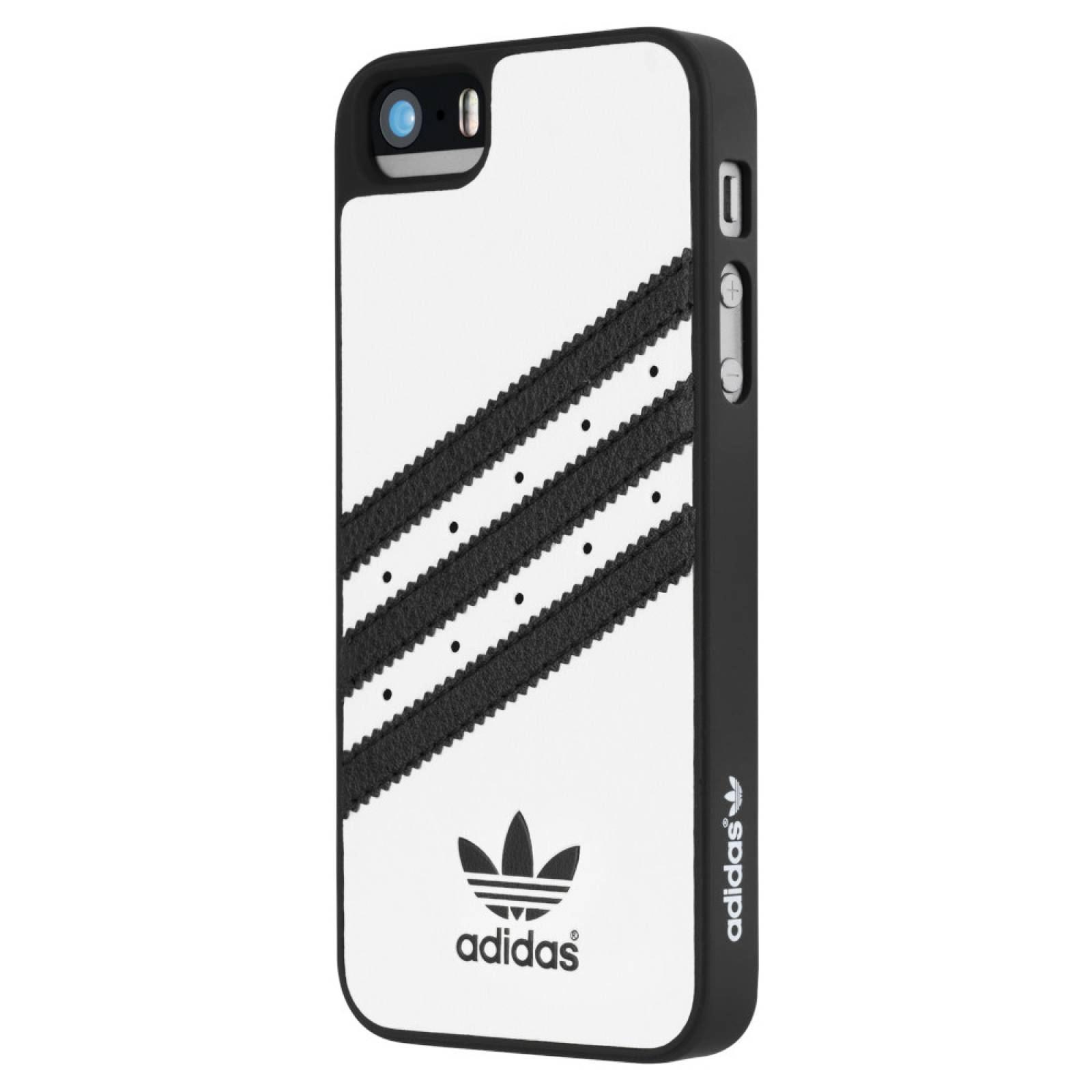 Funda Stripes Adidas Originals iPhone 5s, 5, SE Liso Blanco