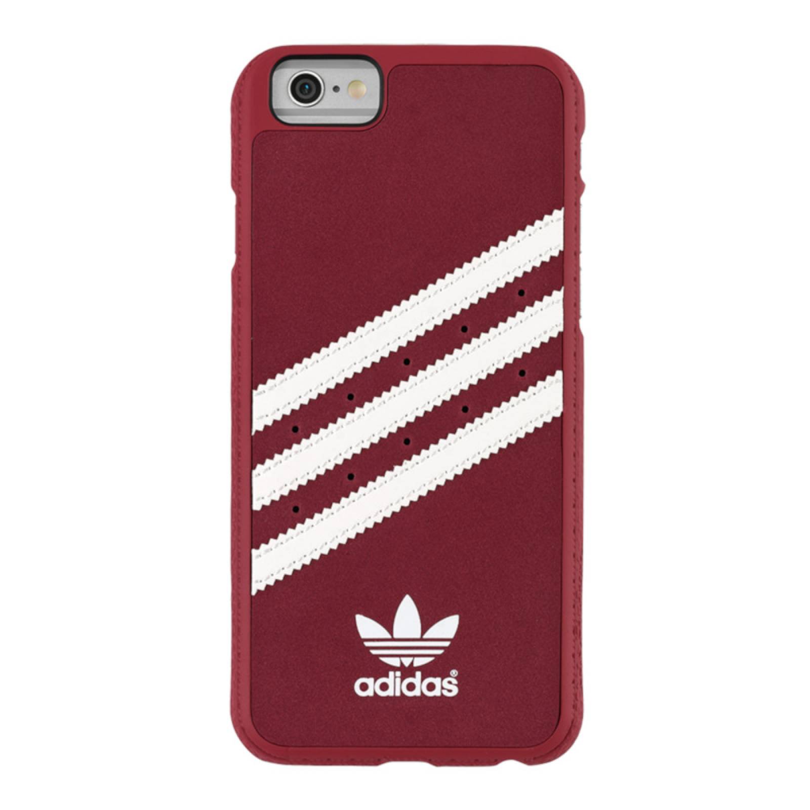 Funda Stripes Adidas Originals iPhone 6s, 6 Gamuza Rojo