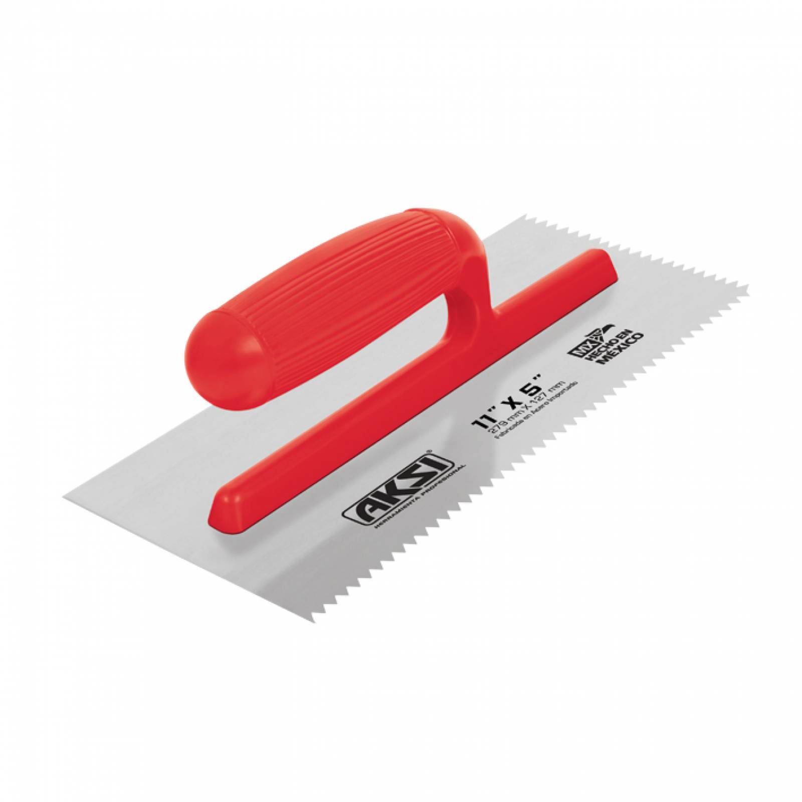 Llana Aksi Dentada Triangular  11" X 5"