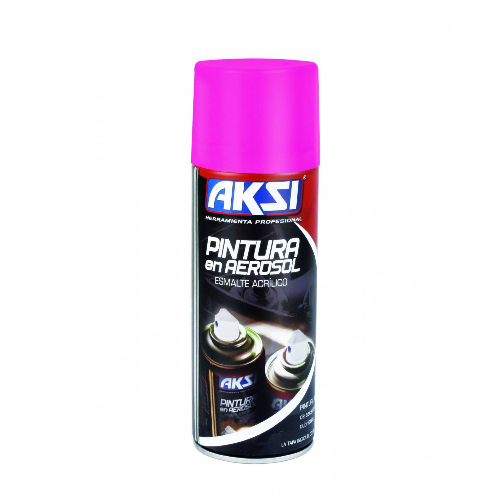 Pintura Aksi En Aerosol Rosa Fluorescente