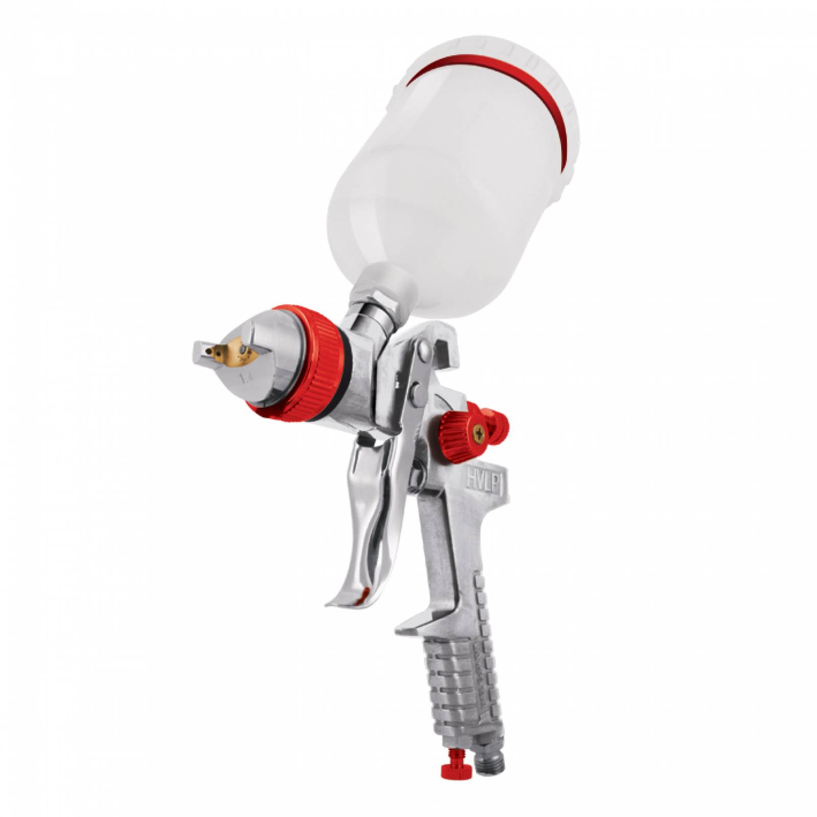 ETE ETMATE HVLP Pistola de Gravedad 600ML HVLP Pulverizador de pintura Juego de pistola de pulverizaci/ón de aire Kit de herramientas de alimentaci/ón por gravedad con 3 boquillas 1,4mm 1,7mm 2,0mm