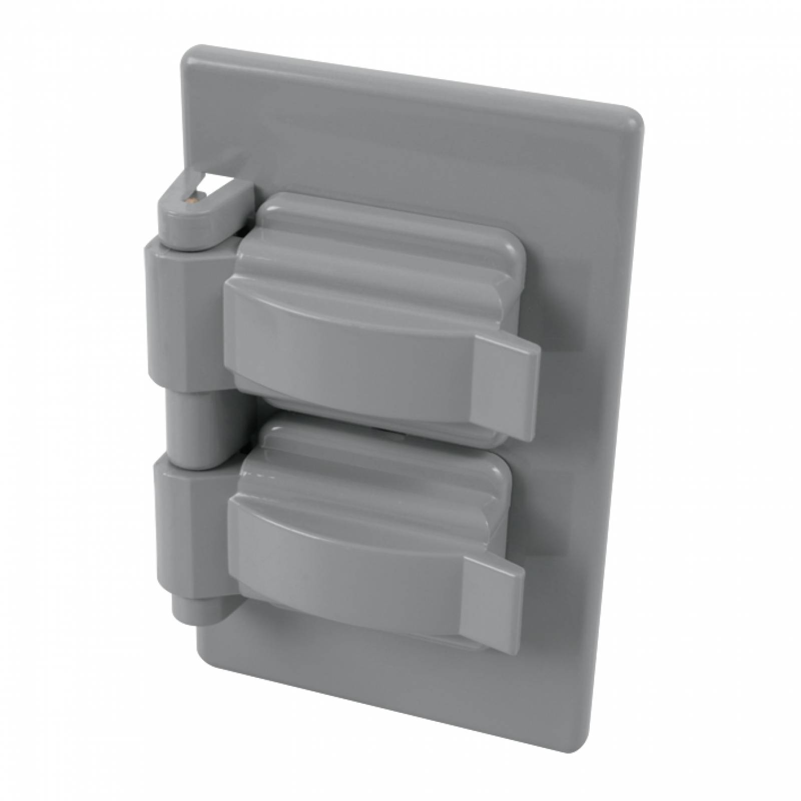Placa Aksi Para Intemperie Plastica Contacto Duplex-(10 Piezas)