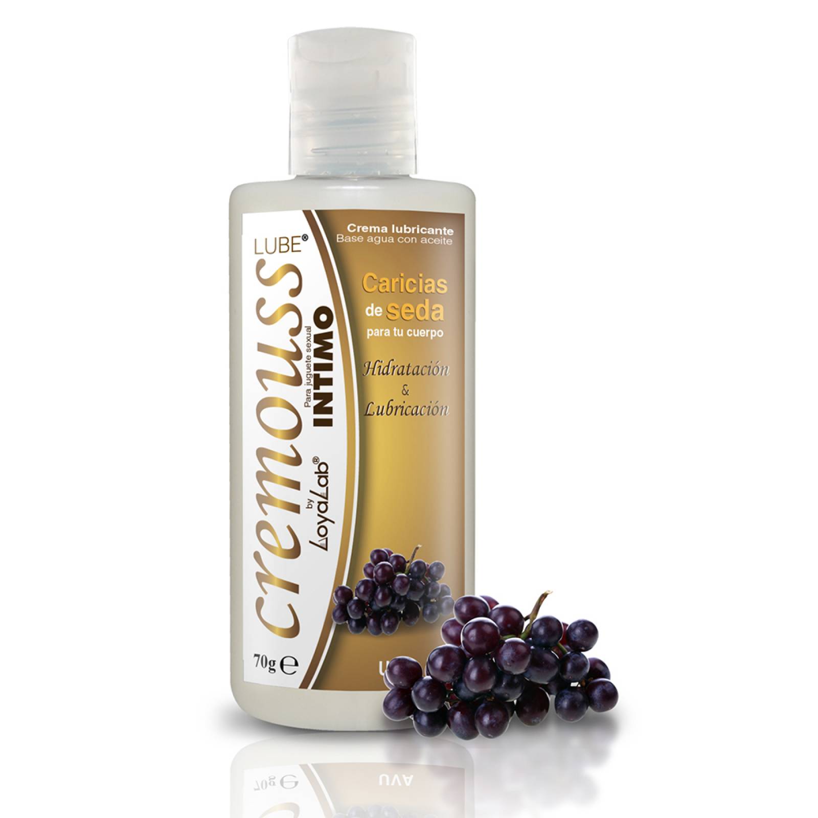 Gel Lubricante Intimo Hidratante Base Agua, Cremouss Lube de Uva 70 g, Mod: 546c