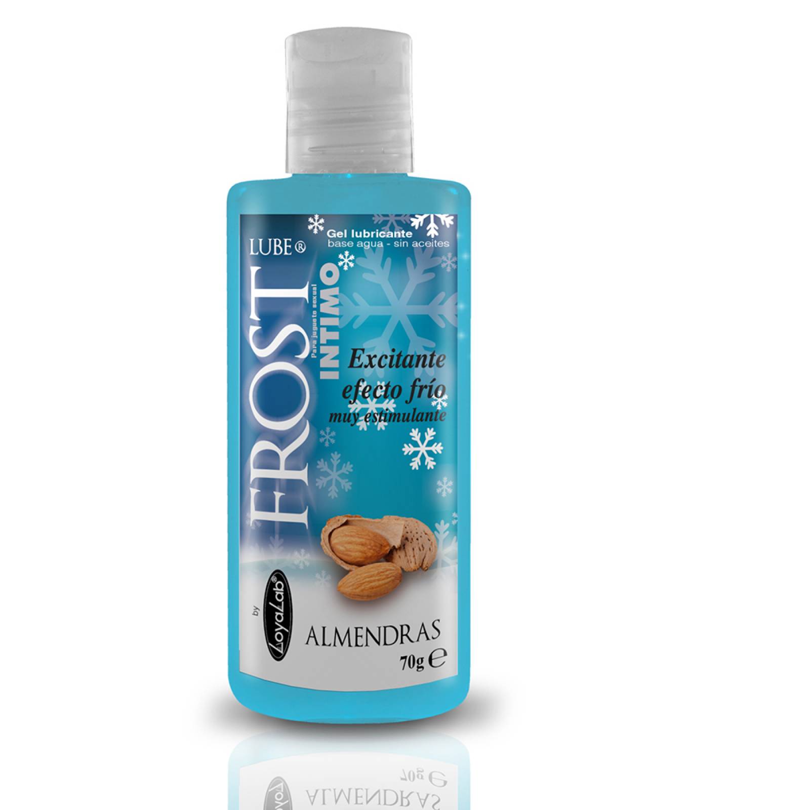 Gel Lubricante Efecto Frío, Frost Lube de Almendras 70 g, Mod: 549f