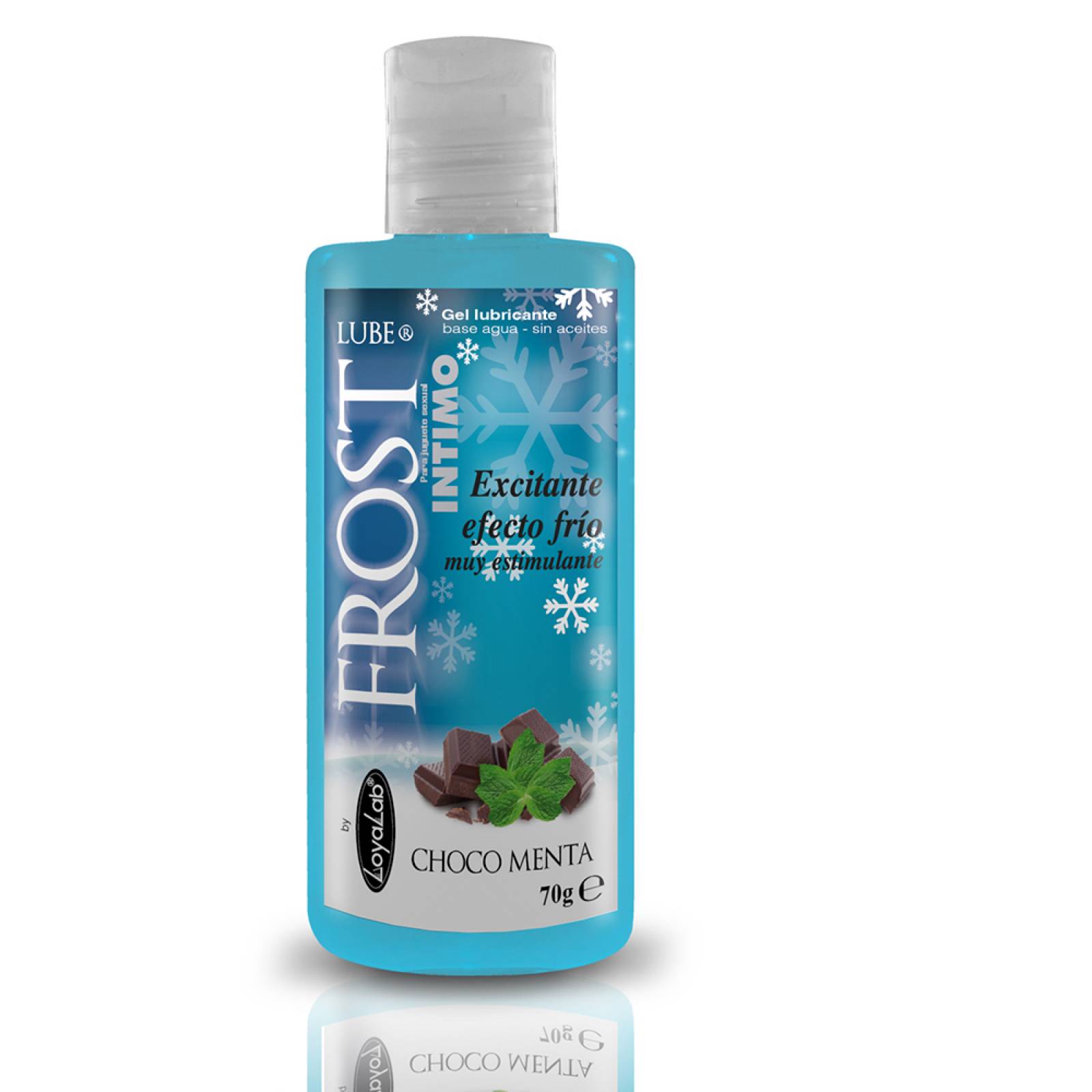 Gel Lubricante Efecto Frío, Frost Lube de Choco Menta 70 g, Mod: 566f