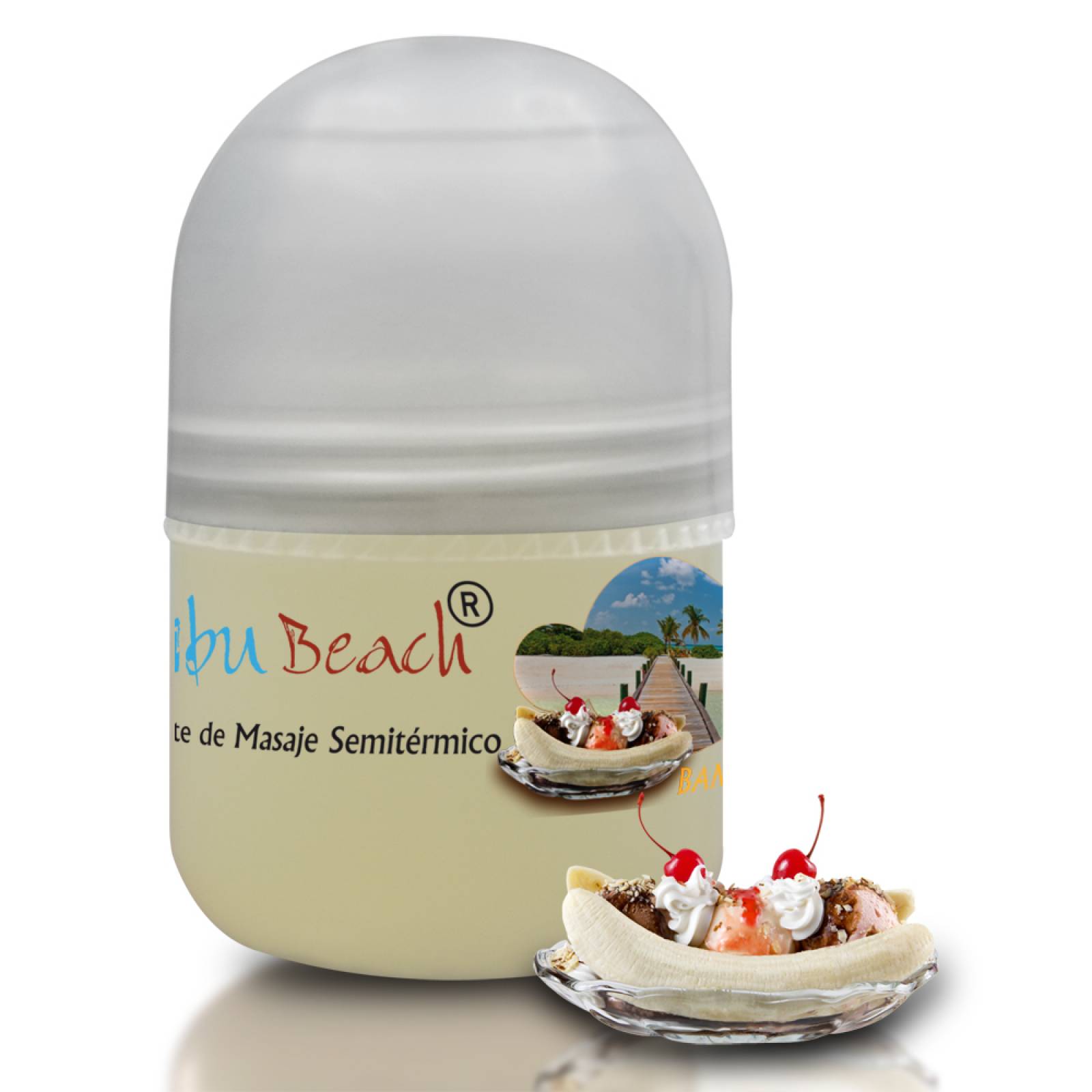 Aceite para Masajes MalibuBeach de Banana Split 30 g, Mod: 621