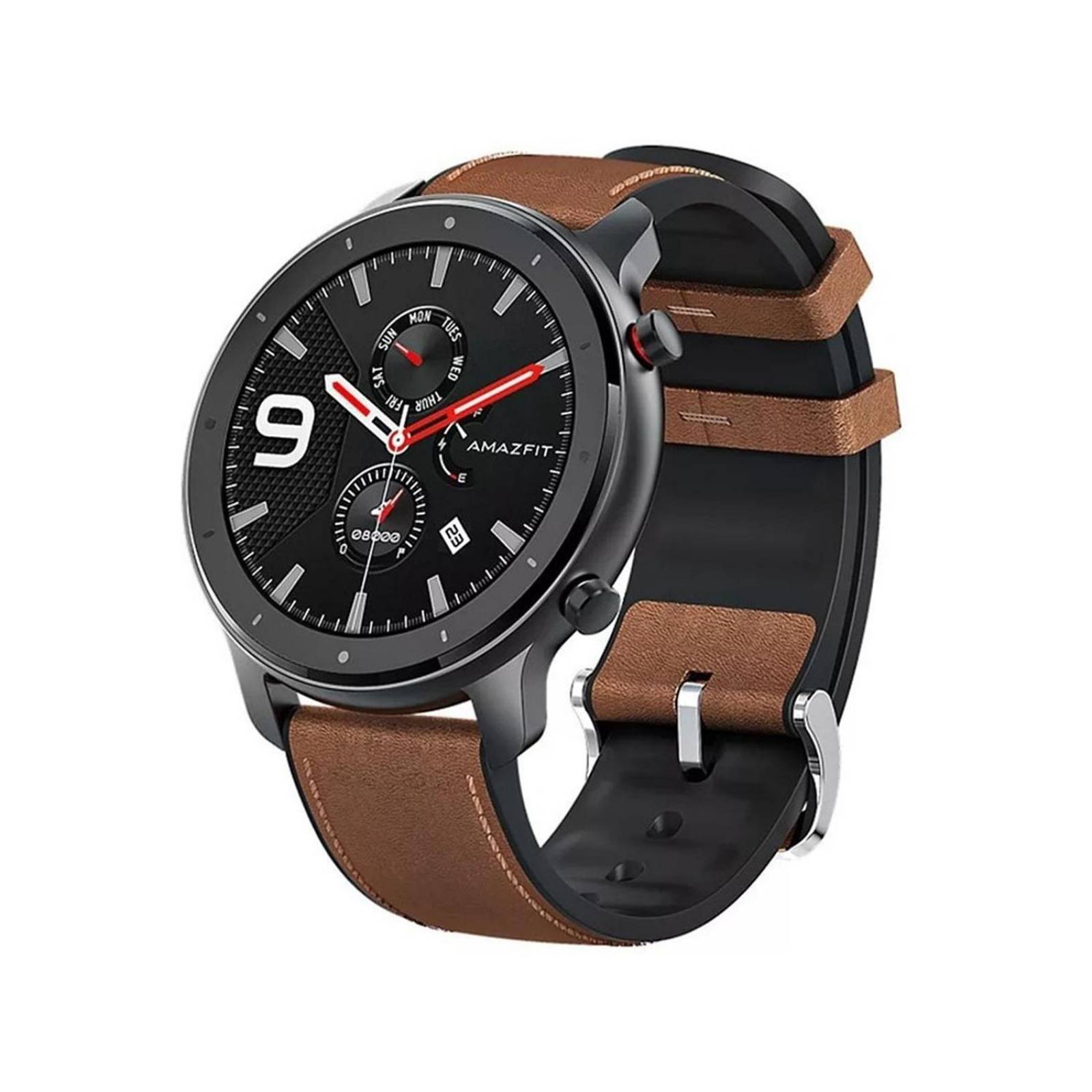 ▷Reloj inteligente Amazfit GTR 47mm para hombre y mujer con GPS 5ATM  impermeable 24 días batería para IOS y Android