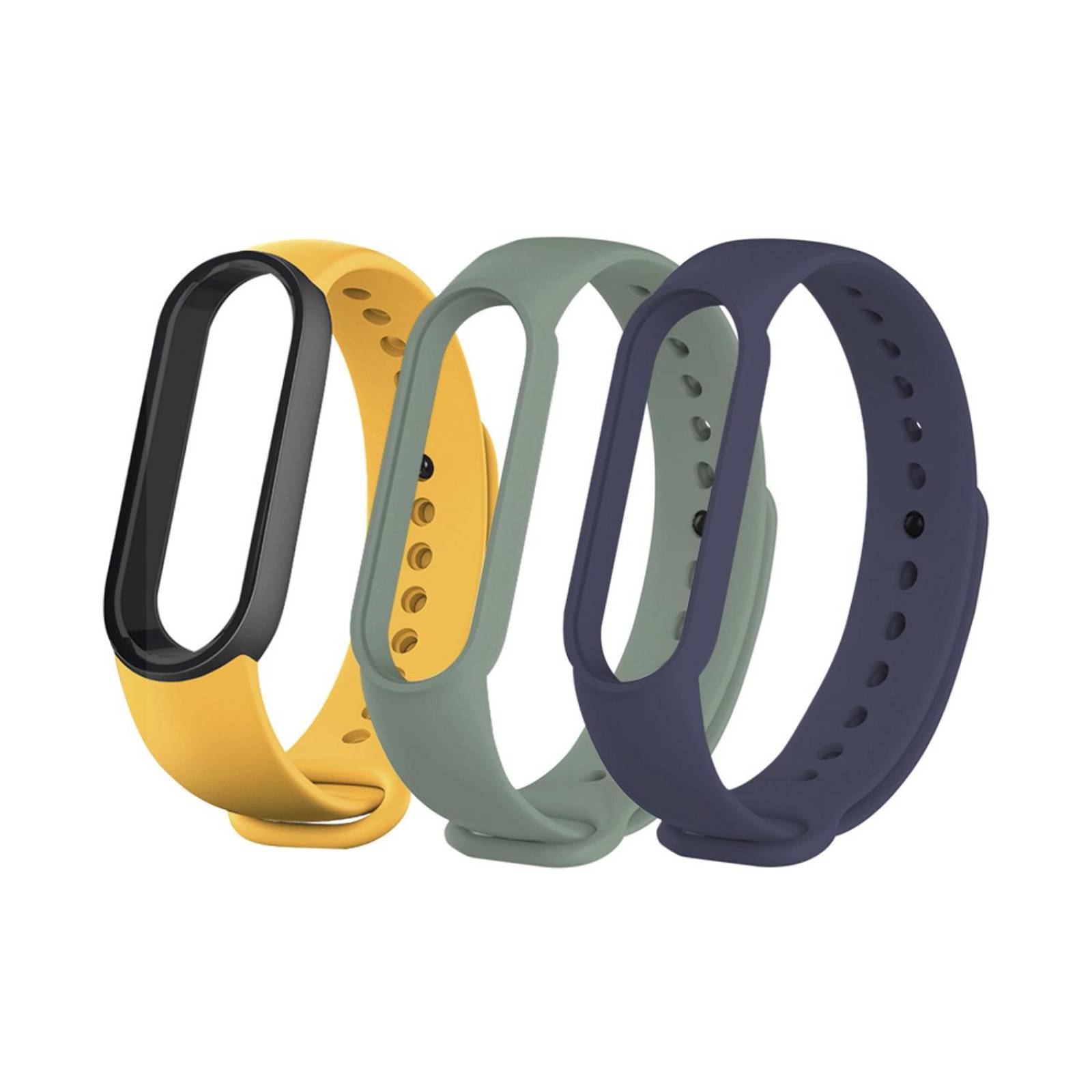 XIAOMI MI BAND 5 STRAP 3-PACK AZUL/AMARILLO/VERDE