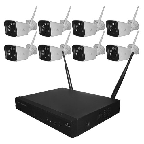 Kit 8 Camaras Wifi Seguridad Inalambricas Cctv Ip Vigilancia