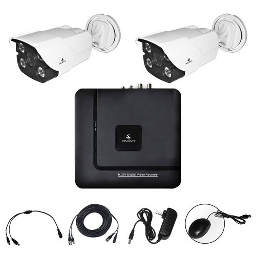 Kit Cctv Video Vigilancia 2 Cámaras Ahd Alta Definición 1080p Dvr Seguridad Circuito Cerrado