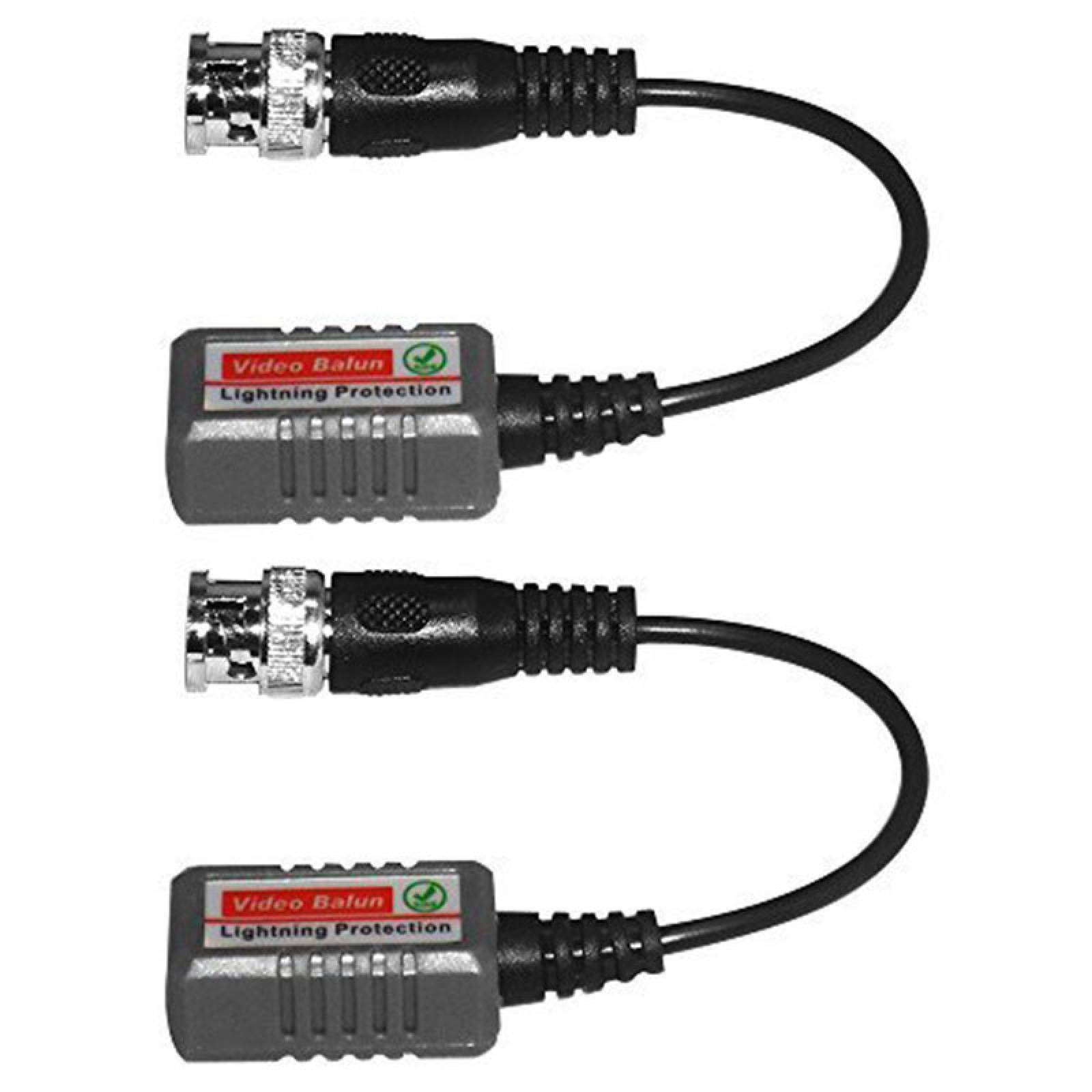 Par Transceptor Balun Transmite Video Cctv Por Cable Utp Red