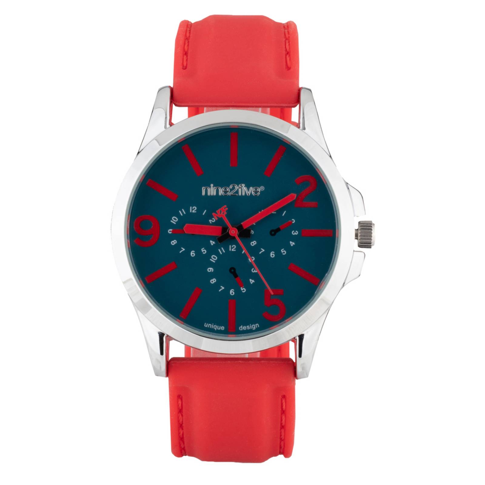 Reloj Reacondicionado marca Nine2Five para Caballero Color Rojo