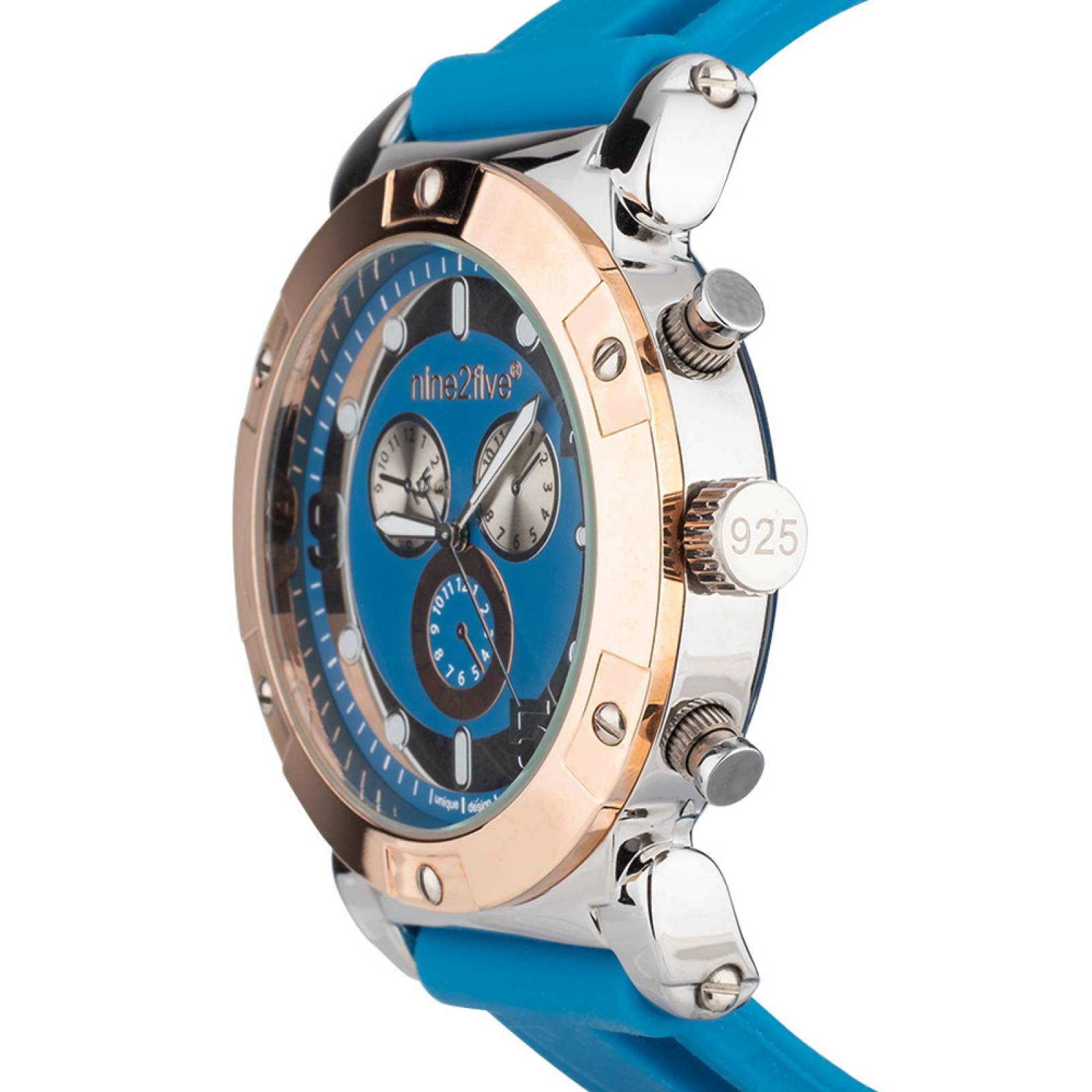 Reloj Nine2Five para Dama color  Azul modelo  DESAROM09AZAZ