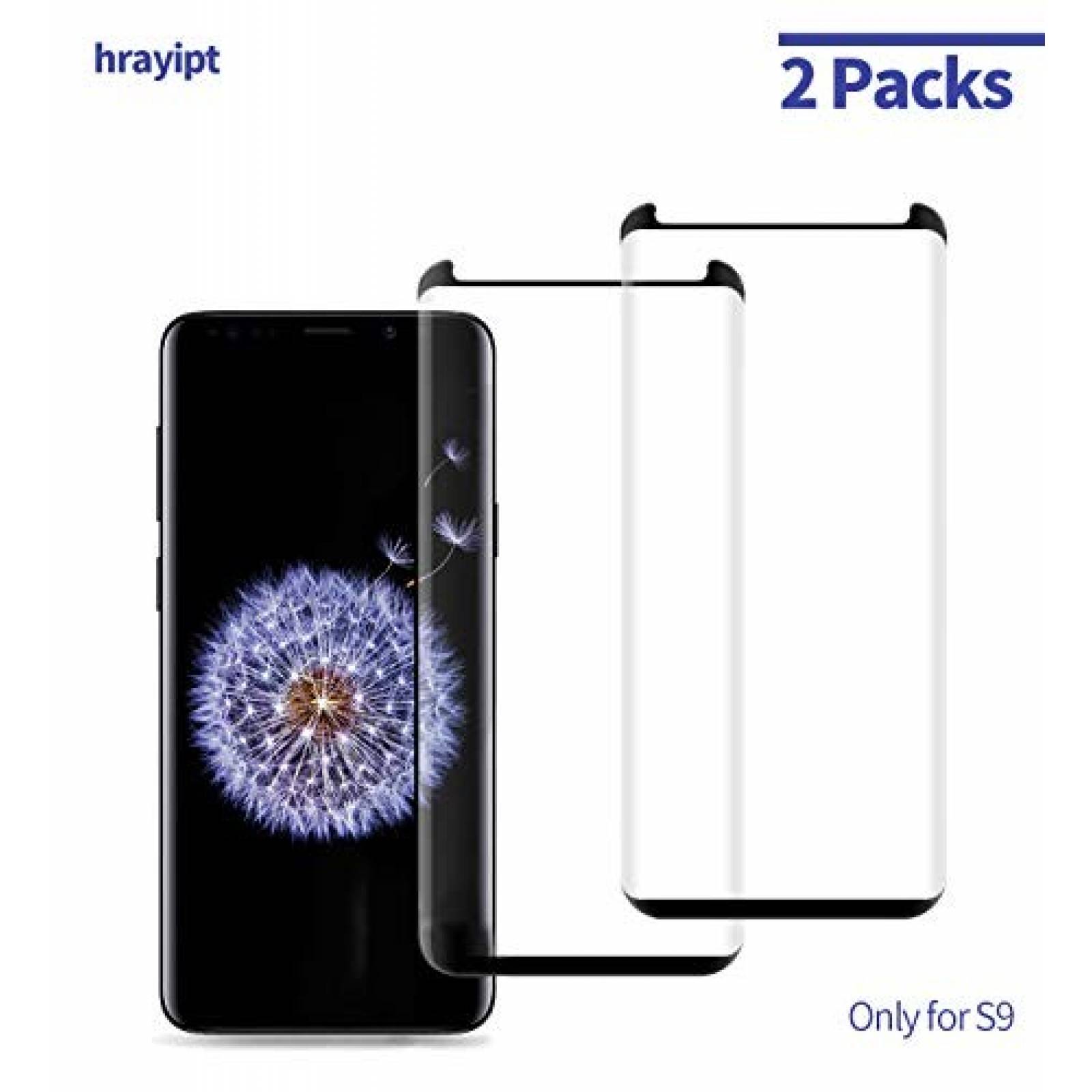 Protector pantalla Galaxy S9 Hrayipt x2 cristal templado
