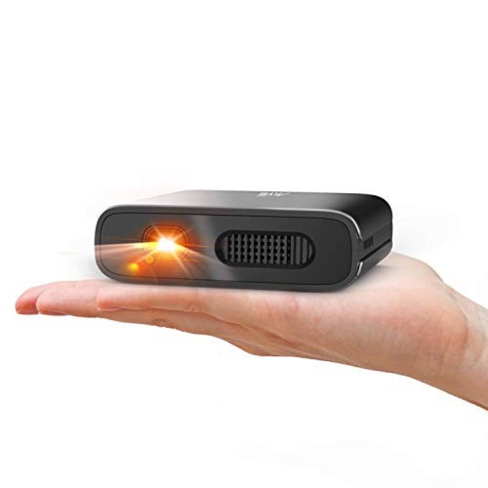 Mini proyector portátil ARTlii conexión Wifi video 3D -negro