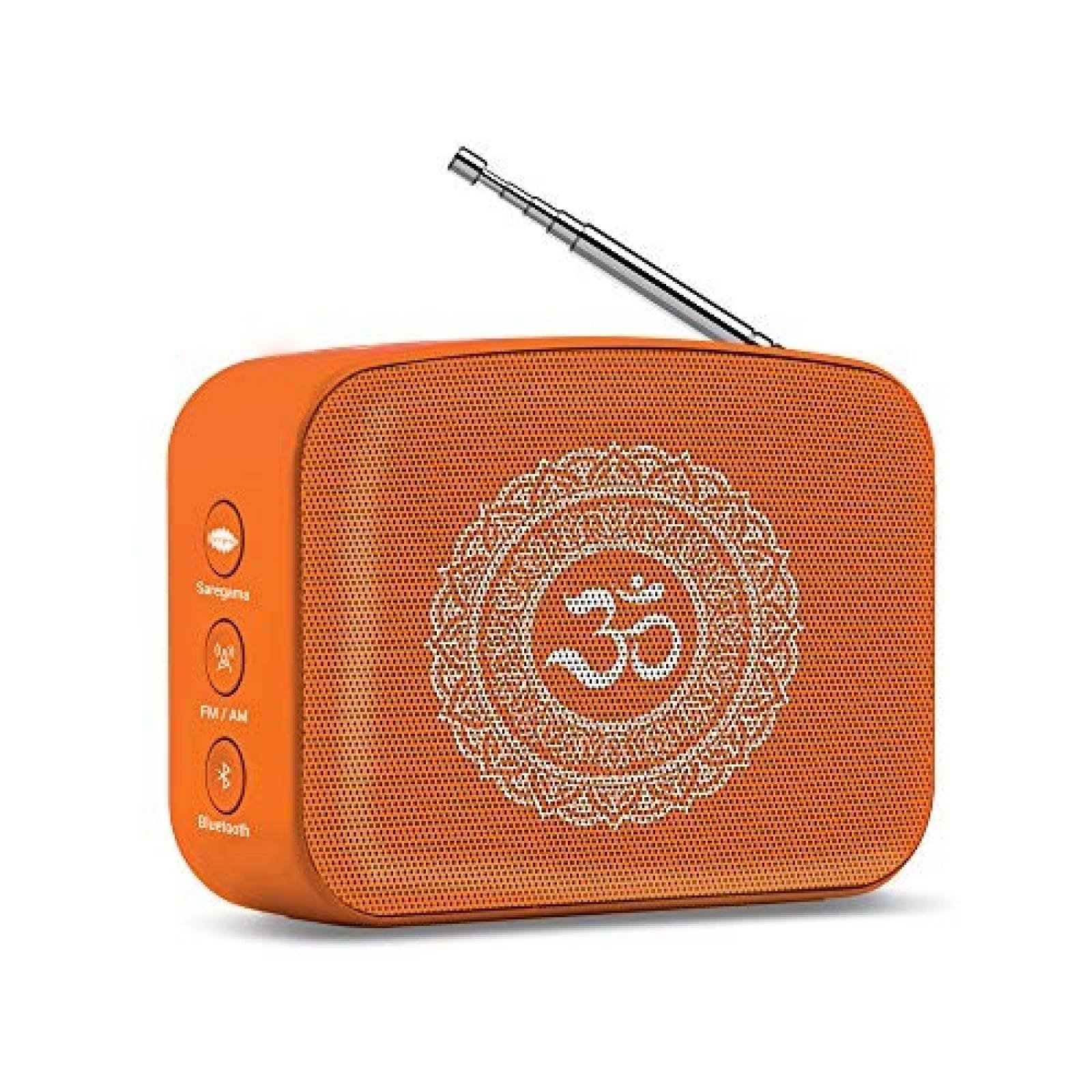 Mini Bocina Bluetooth Saregama Carvaan portátil -naranja