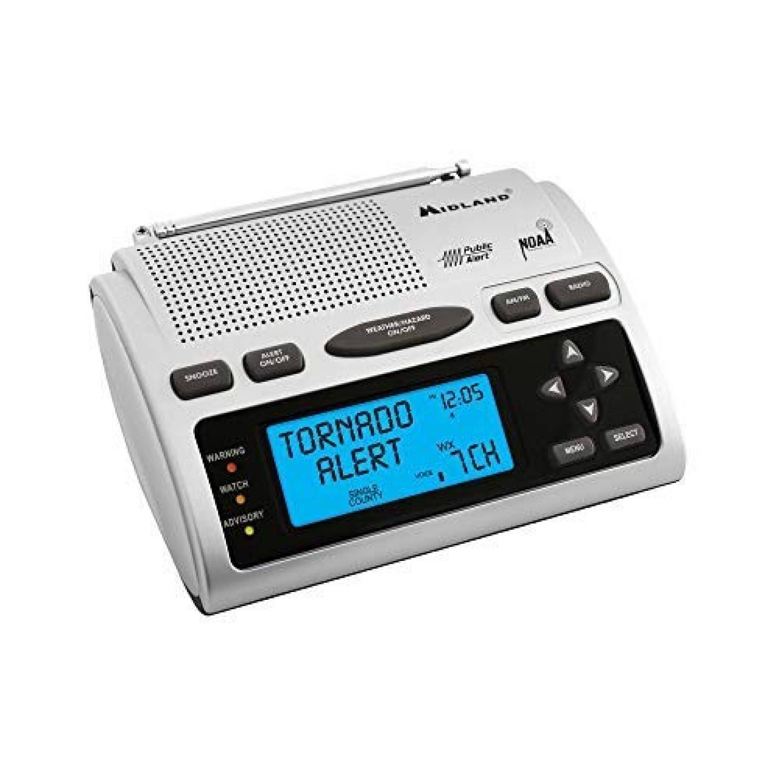 Radio de Alerta Meteorológica Midland WR300 60+ alertas