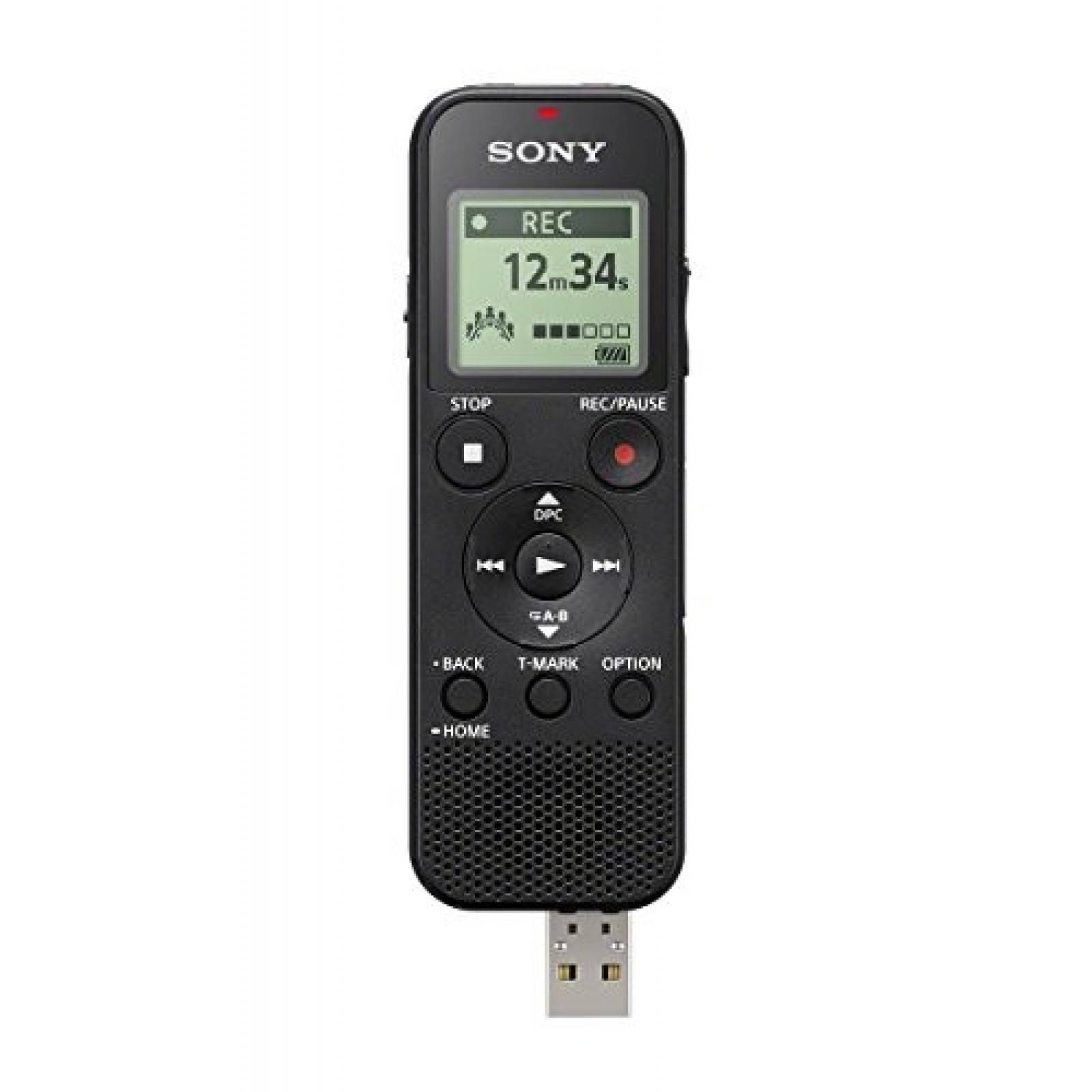 Grabadora de voz Sony icdpx370 con usb integrado -Negro