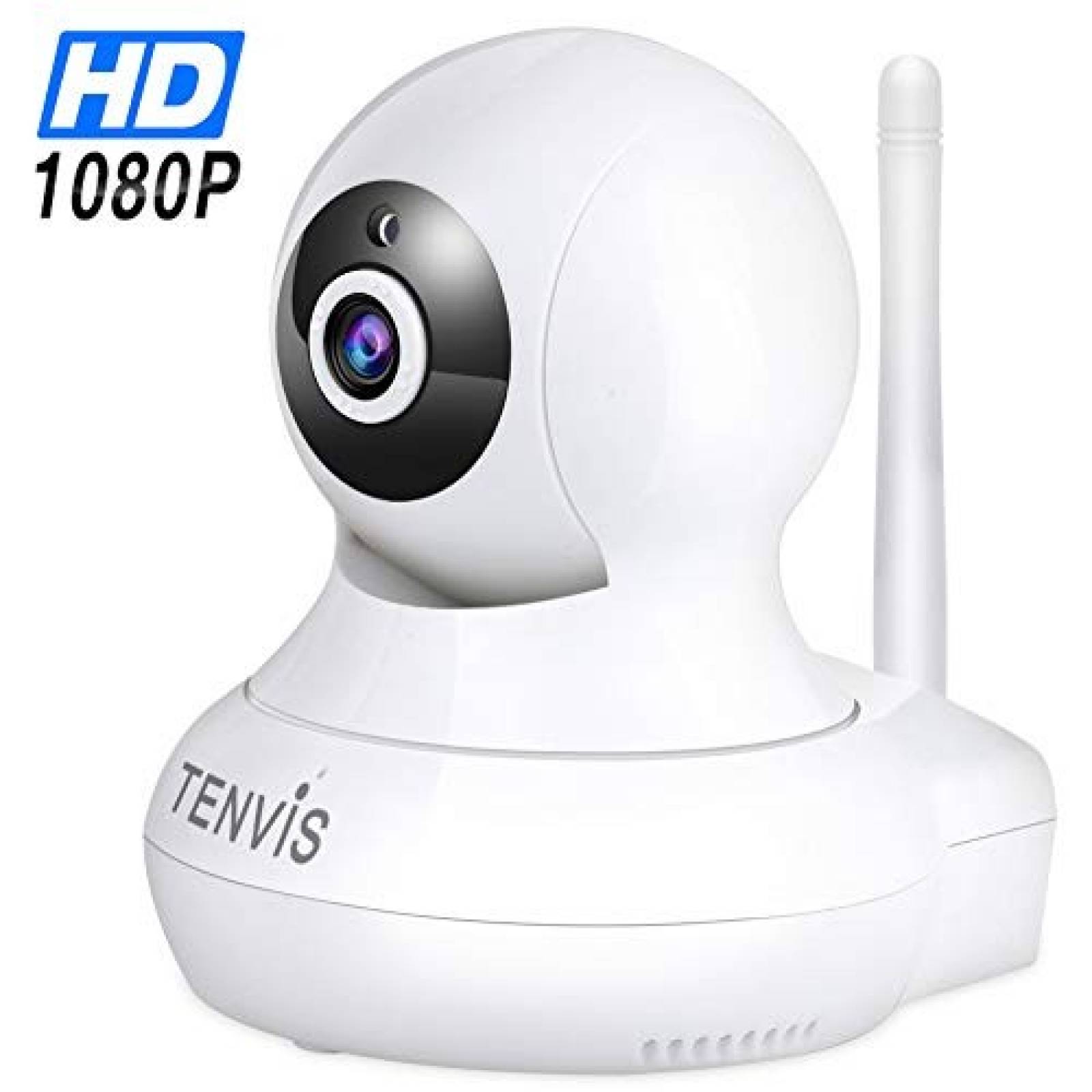 Cámara de seguridad TENVIS 1080P visión nocturna -blanco