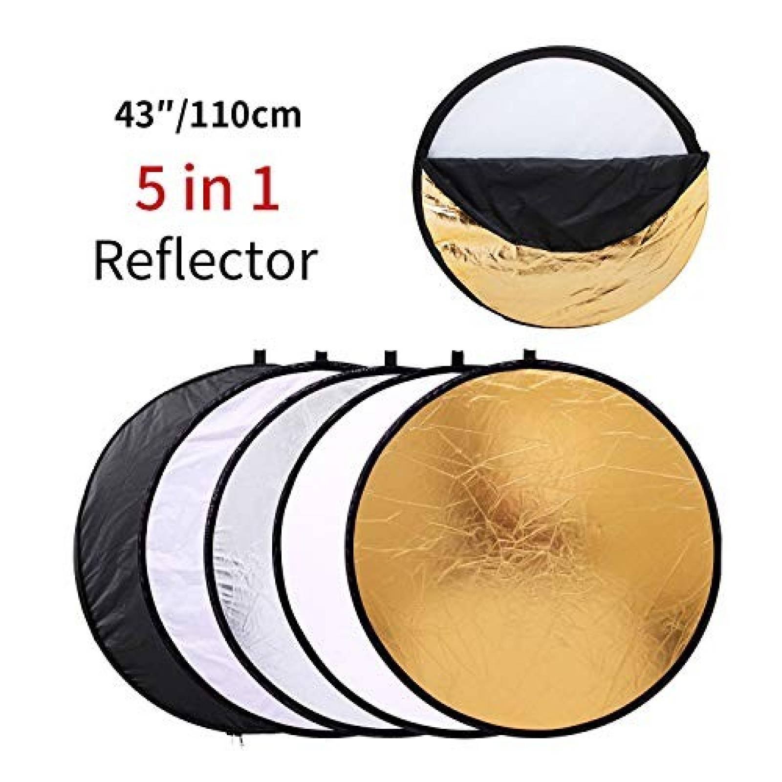 Reflector de iluminación MOUNTDOG 110cm 5 en 1