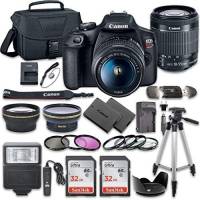Cámara Dslr Canon Eos Rebel T7 Kit Más 2 Sandisk 32 Gb