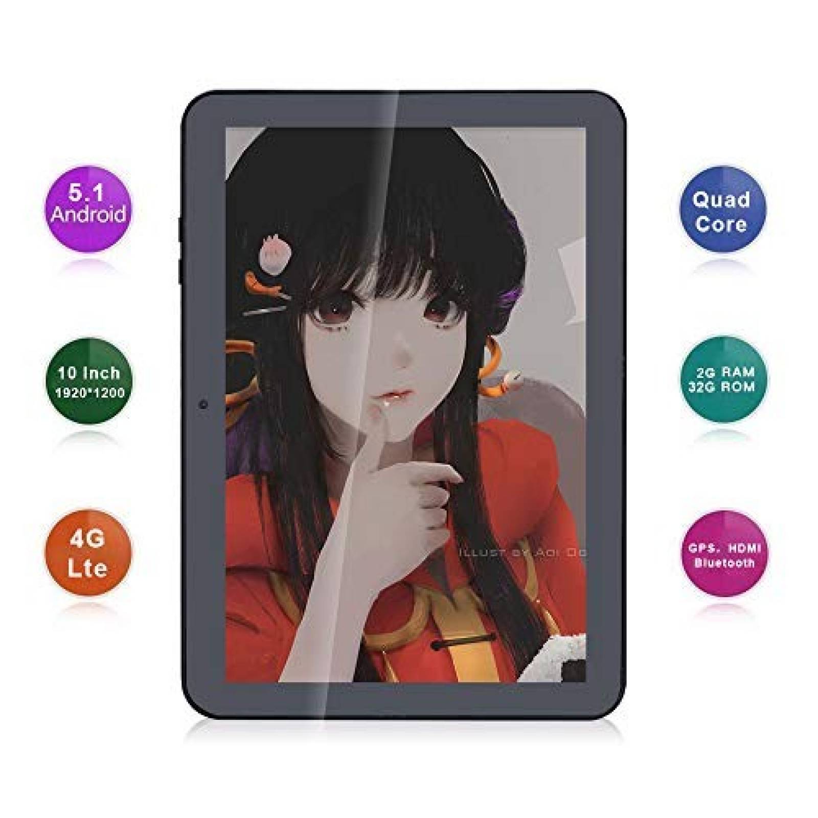 Tablet 10.1" TXVSO 2GB RAM 32GB ROM GPS HDMI Bluetooth