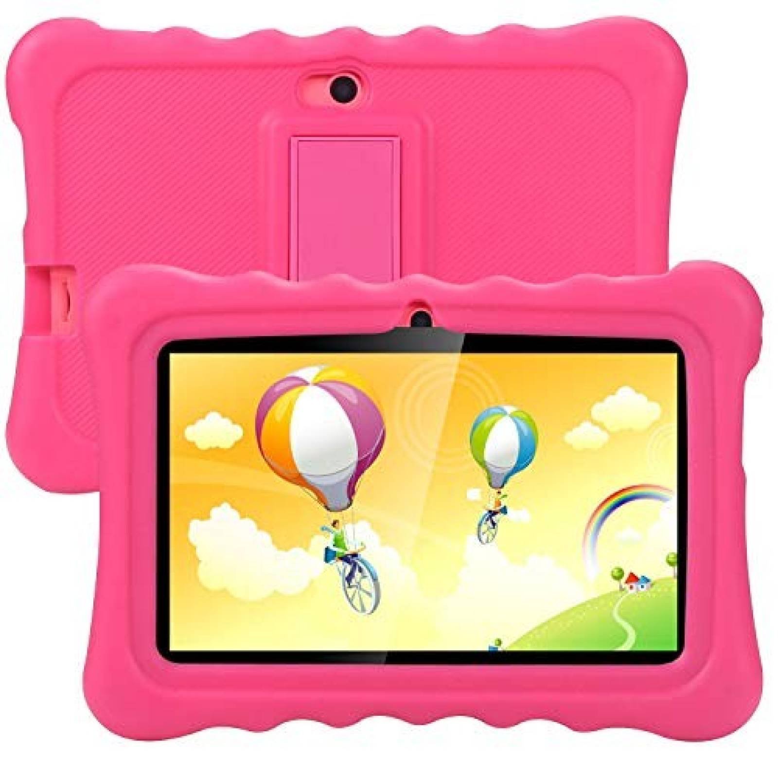 Tablet para niños Tagital 7" WiFi cámara juegos -Rosa