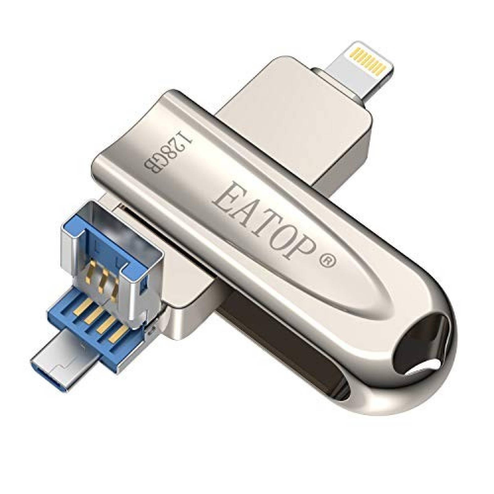 Memoria USB EATOP de 128GB para Iphone Ipad Windows