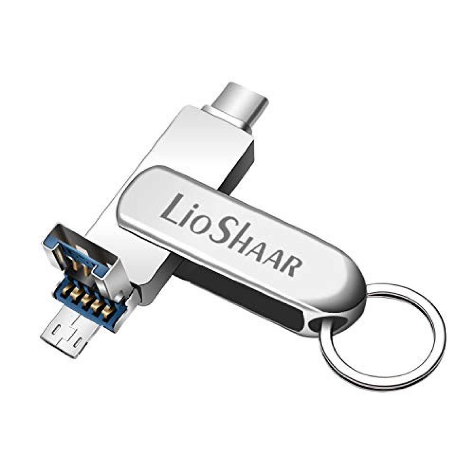 Memoria USB USB C Lio SHAAR 64GB 128GB -gris
