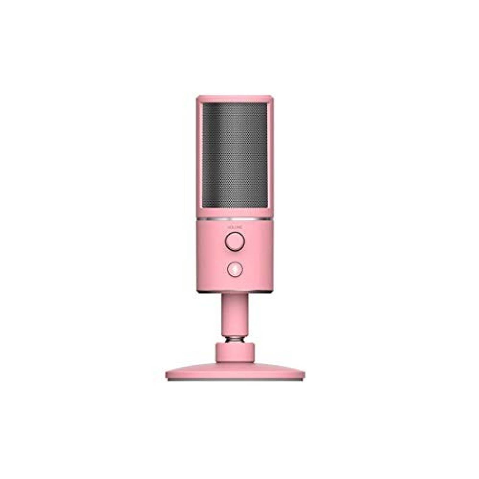 Microfono Computadora Rosa Microfono Razer Seiren X USB -Rosa
