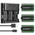 Batería recargable D DACCKIT XboxOne con 3 canales -negro