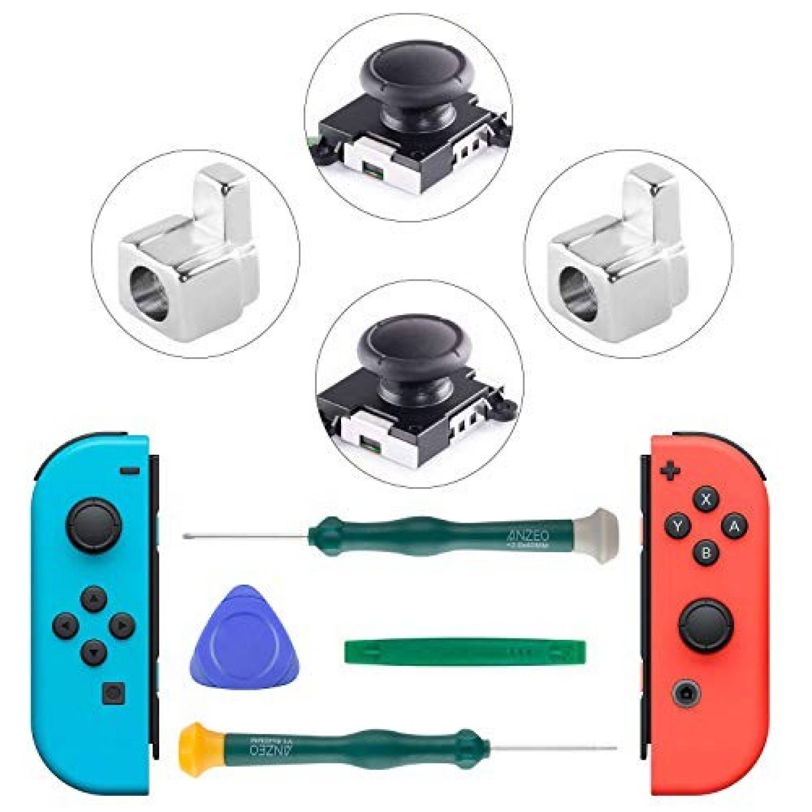 Reemplazo Joystick analógico COBUY con kit de reparación