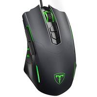 Mouse Gamer Pictek 7200 Dpi 7 Botons -Gris