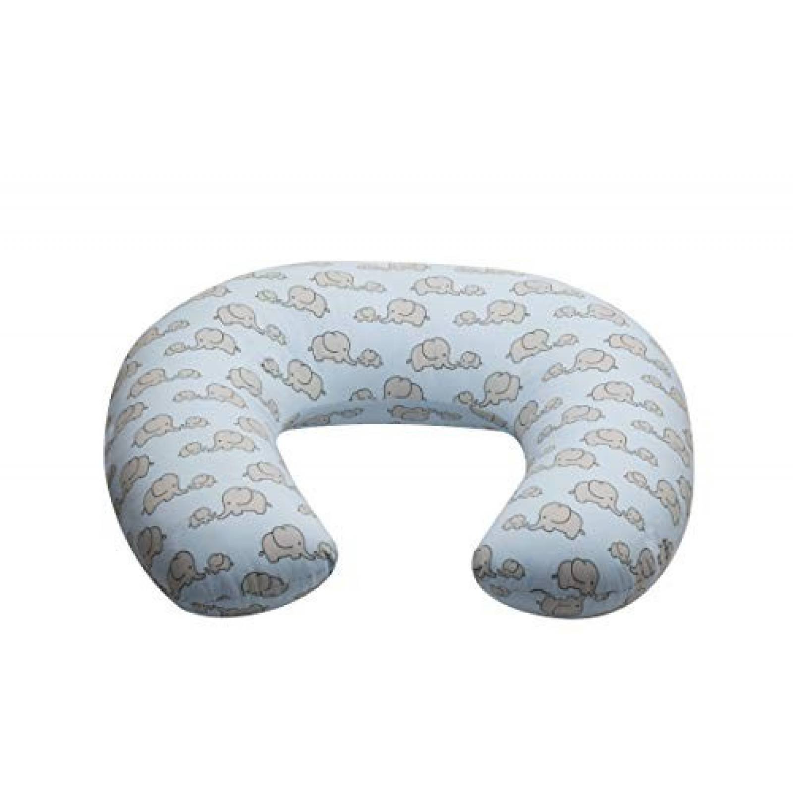 Almohada y posicionador para bebé NurSit Elefantes azules