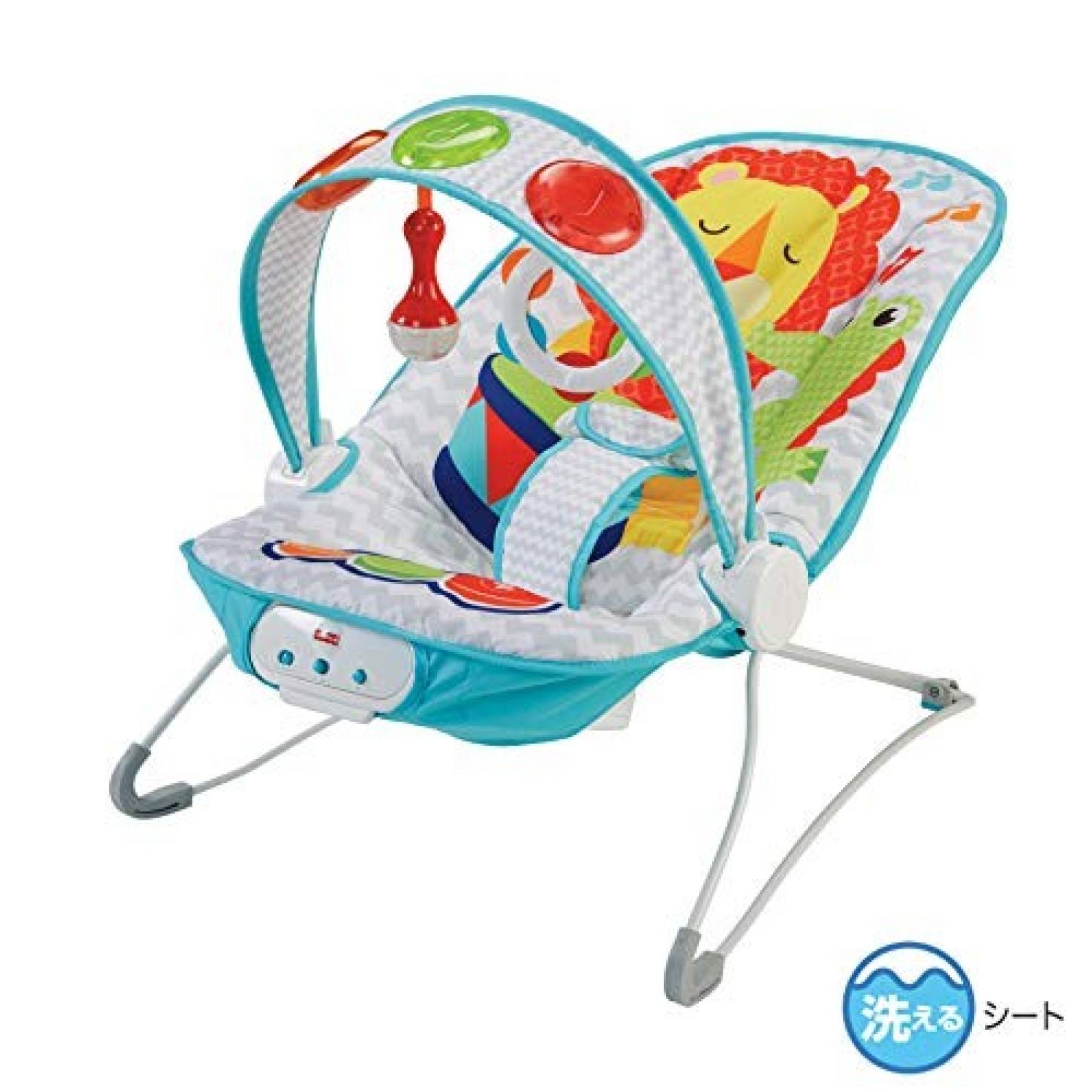 Silla Bouncer Fisher-Price Kick 'n Play musical para bebés