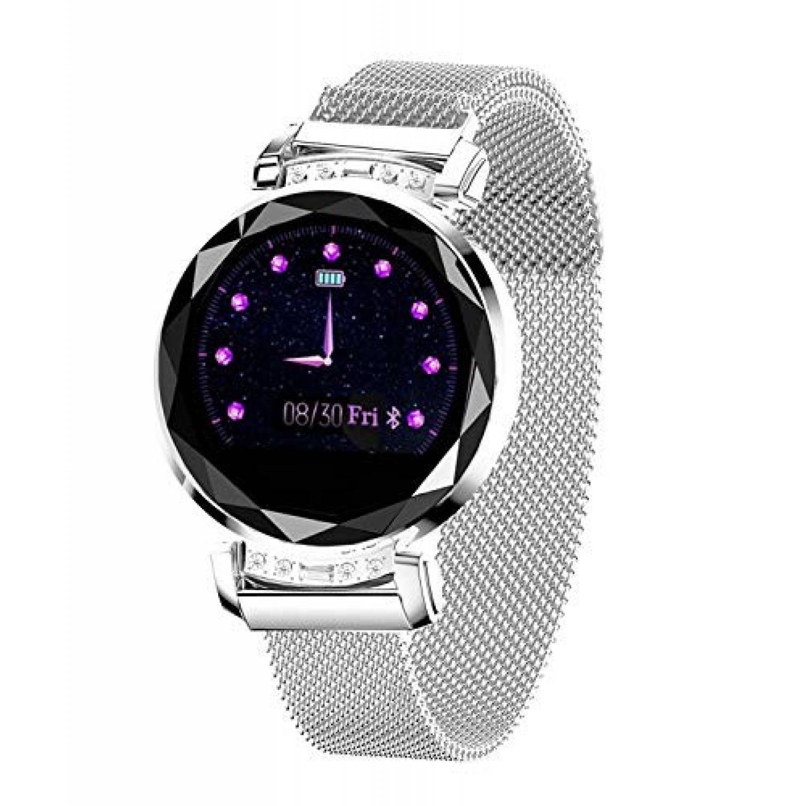 Smartwatch BAIZE IP67 reloj inteligente contra agua -plata