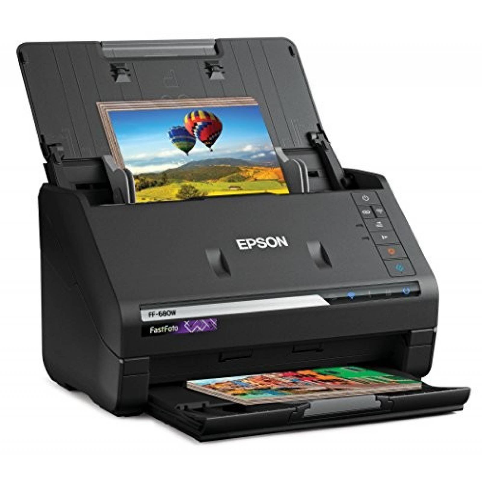 Escaner Epson FastFoto FF-680W Sistema inalambrico -Negro