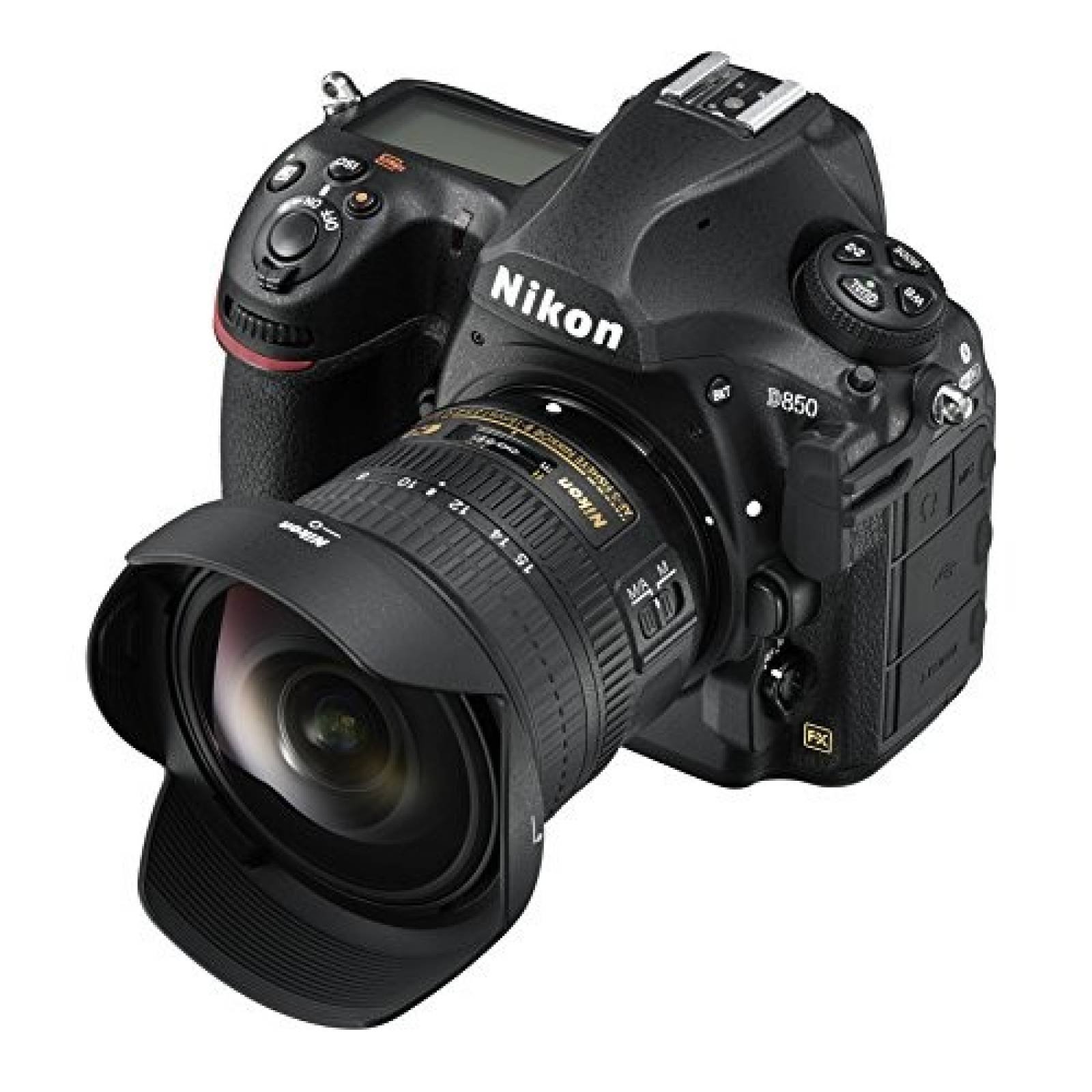 Cámara Nikon D850 AF-S Ojo de pez NIKKOR 8-15mm -Negro