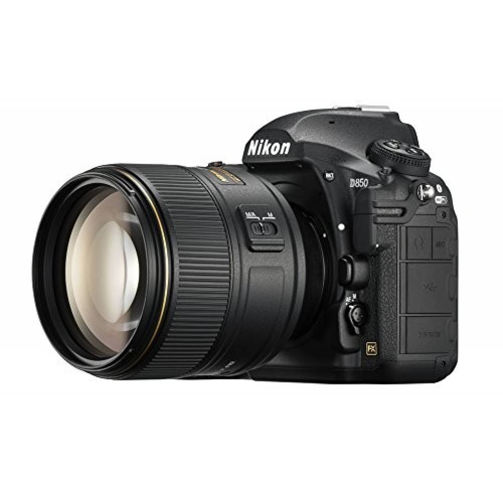 Cámara Nikon D850 FX SLR NIKKOR 105mm f/1.4E -Negro