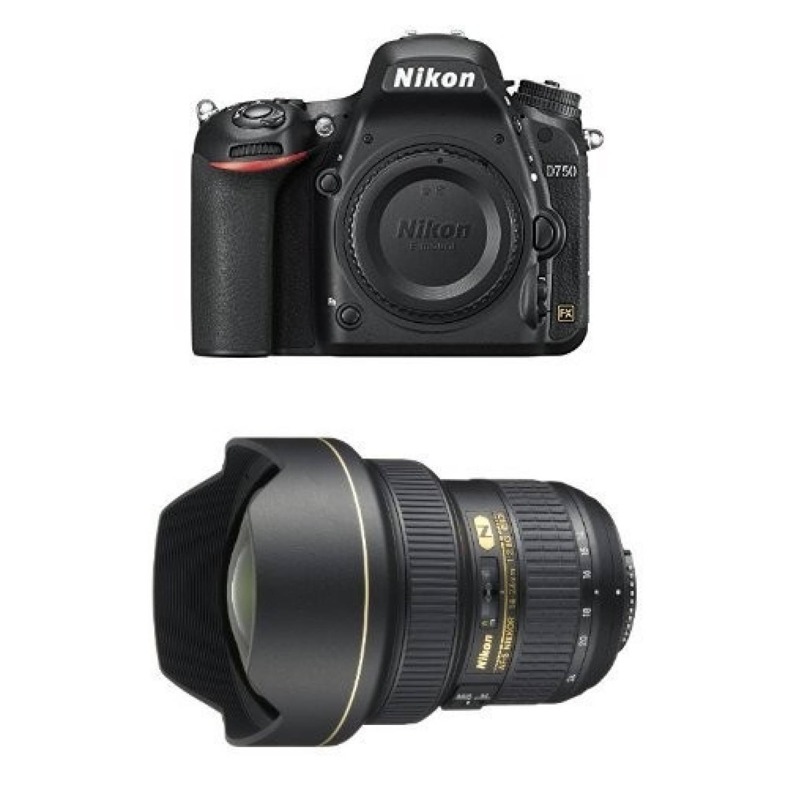 Cámara Nikon D750 AF-S NIKKOR 14-24mm FX Digital SLR -Negro