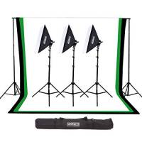 Kit Estudio De Fotografía Fovitec Fondos De 6'x9' Soportes