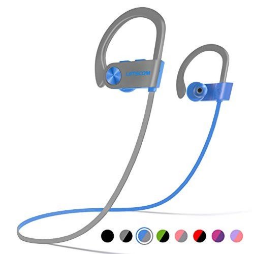 Audífonos LETSCOM IPX7 Bluetooth 4.1 8hrs -Azul gris