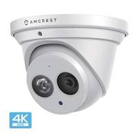 Cámara De Seguridad Amcrest Ultrahd 4K 8Mp Ip Poe -Blanco